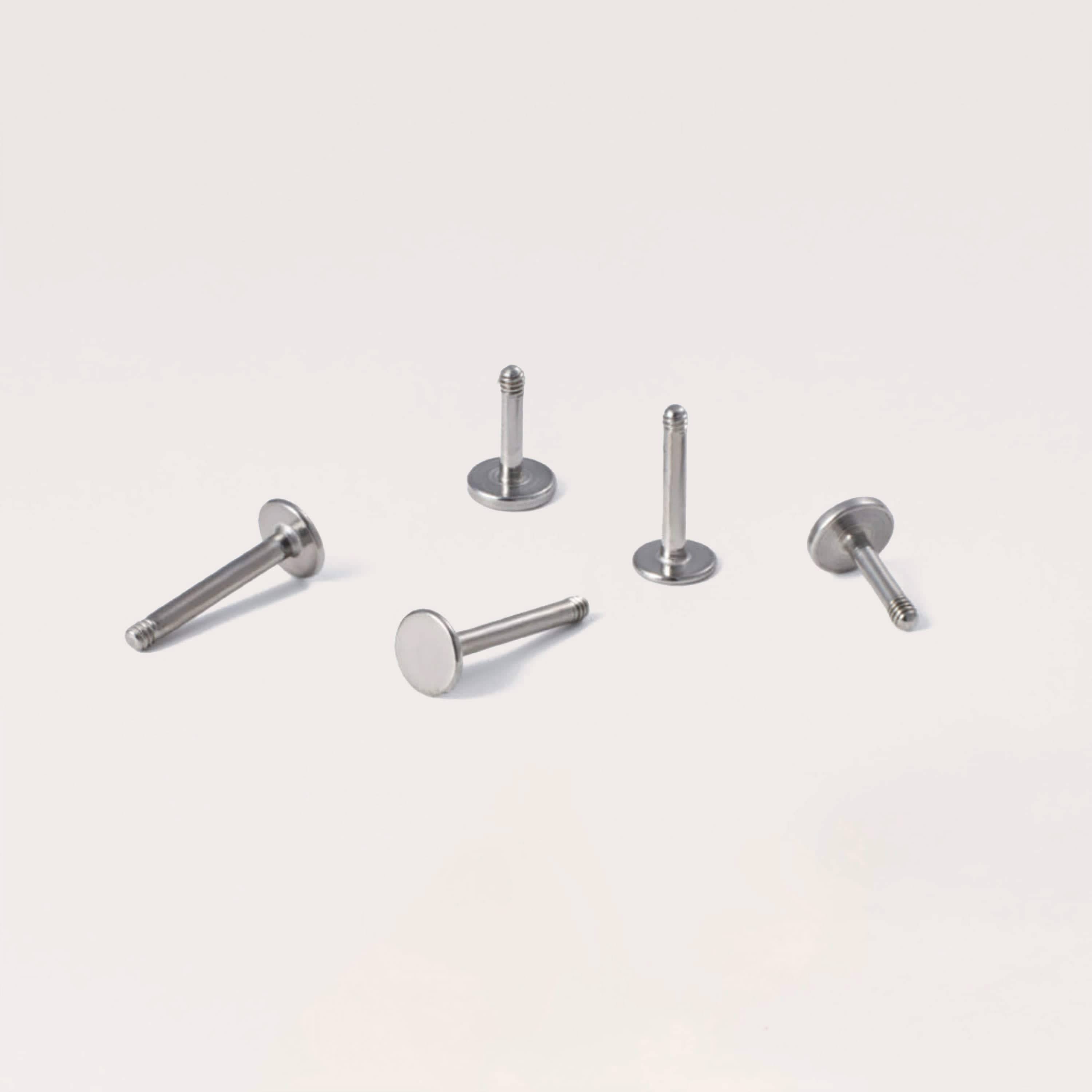 Externally Threaded Labret Bars