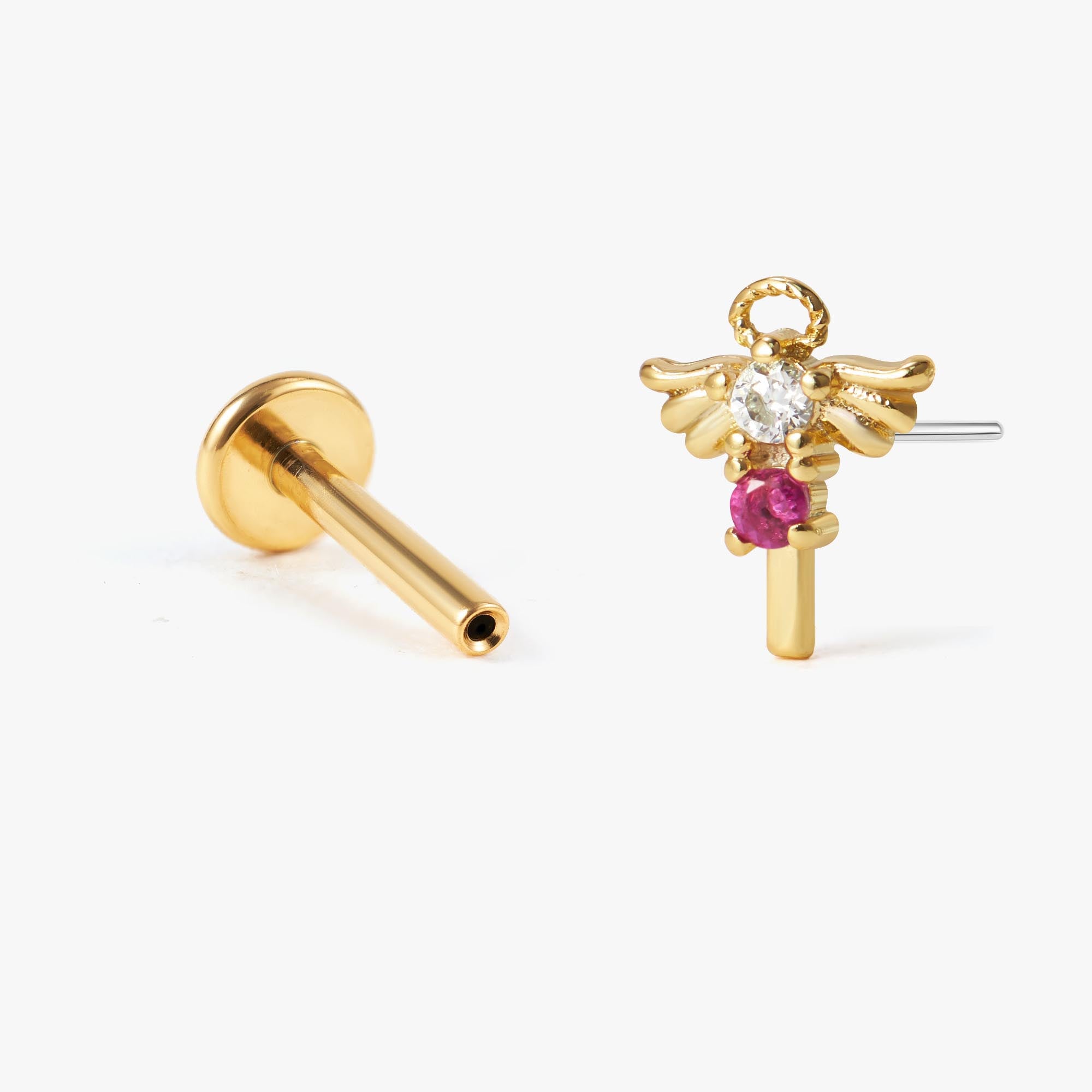 Angel Wing Stud Earring - Erica Jewels